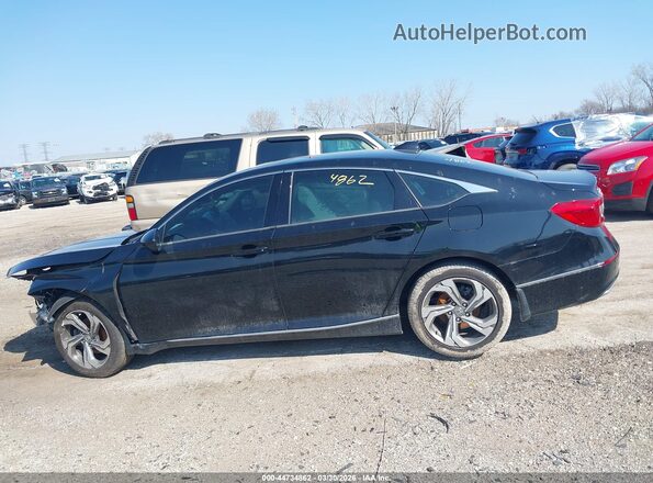 1HGCV1F48KA057107 2019 HONDA ACCORD Черный Панорамный вид салона 360°