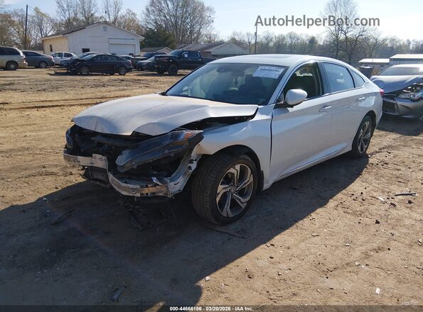 1HGCV1F49KA060596 2019 HONDA ACCORD Белый Передняя левая четверть