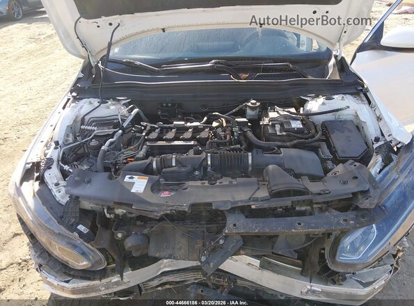 1HGCV1F49KA060596 2019 HONDA ACCORD Белый Вид сзади