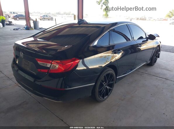 1HGCV1F49LA111693 2020 HONDA ACCORD Черный Задняя правая четверть
