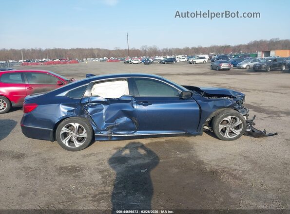 1HGCV1F49LA122032 2020 HONDA ACCORD Синий Вид задней части салона