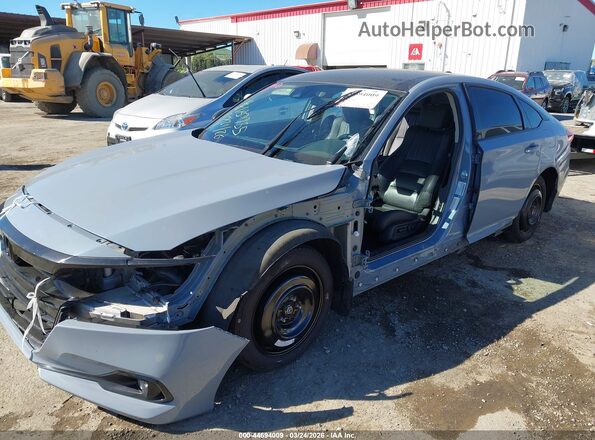 1HGCV1F49NA082084 2022 HONDA ACCORD Серый Вид спереди