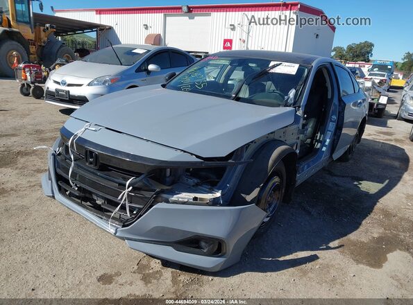 1HGCV1F49NA082084 2022 HONDA ACCORD Серый Передняя левая четверть