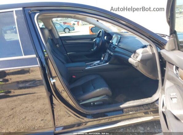 1HGCV1F52NA023760 2022 HONDA ACCORD Черный Вид салона спереди