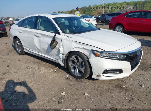 1HGCV1F55KA101508 2019 HONDA ACCORD White Przód prawy