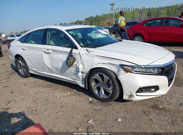 1HGCV1F55KA101508 2019 HONDA ACCORD White Widok wnętrza z tyłu
