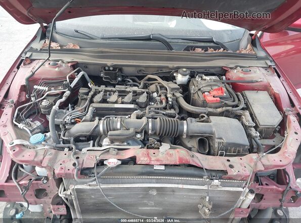 1HGCV1F57KA116401 2019 HONDA ACCORD Красный Вид сзади