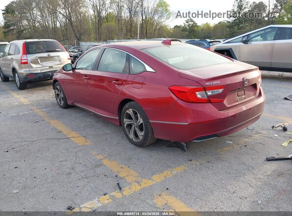 1HGCV1F57KA116401 2019 HONDA ACCORD Красный Задняя левая четверть