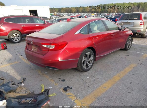 1HGCV1F57KA116401 2019 HONDA ACCORD Красный Задняя правая четверть