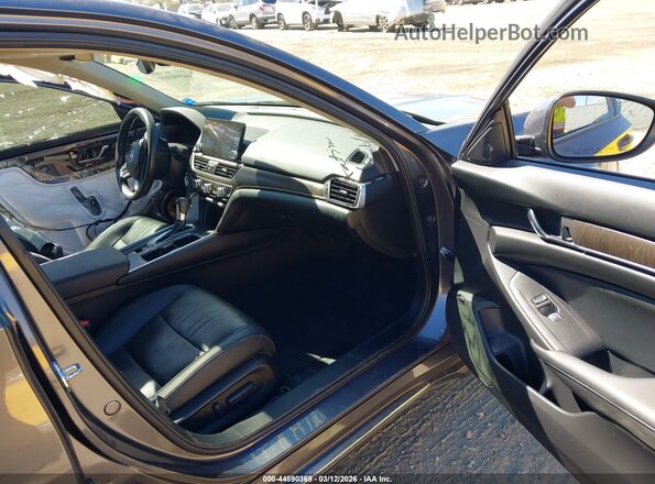 1HGCV1F59NA004607 2022 HONDA ACCORD Gray Widok wnętrza z przodu