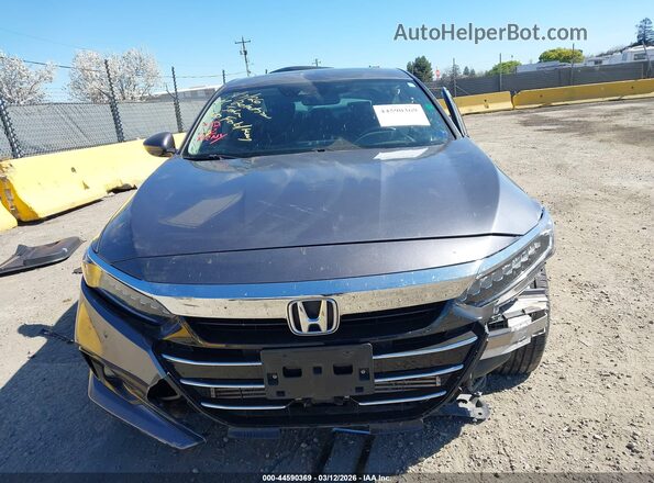1HGCV1F59NA004607 2022 HONDA ACCORD Gray Widok zestawu wskaźników