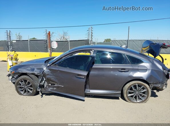 1HGCV1F59NA004607 2022 HONDA ACCORD Gray Widok wnętrza 360 stopni