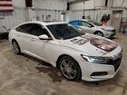 2019 Honda Accord Exl White vin: 1HGCV1F5XKA132172