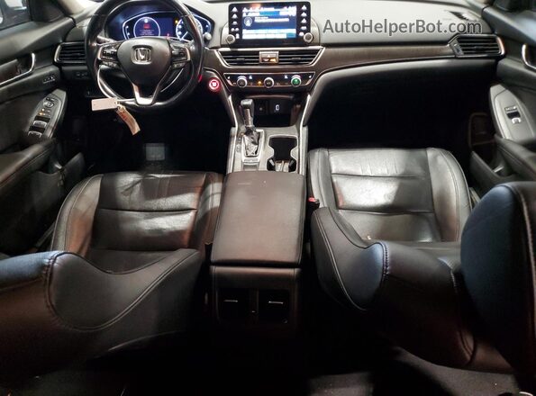 1HGCV1F5XKA132172 2019 HONDA ACCORD White Вид панелі приладів