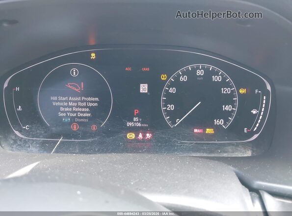 1HGCV1F5XKA163566 2019 HONDA ACCORD White Vista de los asientos traseros