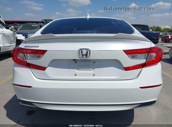 1HGCV1F5XKA163566 2019 HONDA ACCORD White 