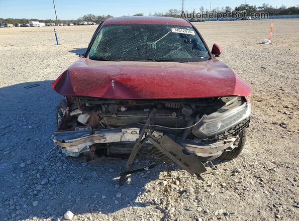 1HGCV1F5XKA168380 2019 HONDA ACCORD Красный Вид спереди