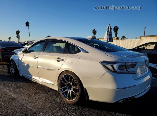 1HGCV2E36KA022807 2019 HONDA ACCORD Белый Задняя левая четверть