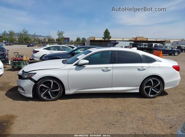 1HGCV2F32JA036250 2018 HONDA ACCORD Белый Панорамный вид салона 360°