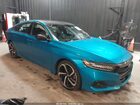 2021 Honda Accord Sport 2.0t Blue vin: 1HGCV2F38MA033082