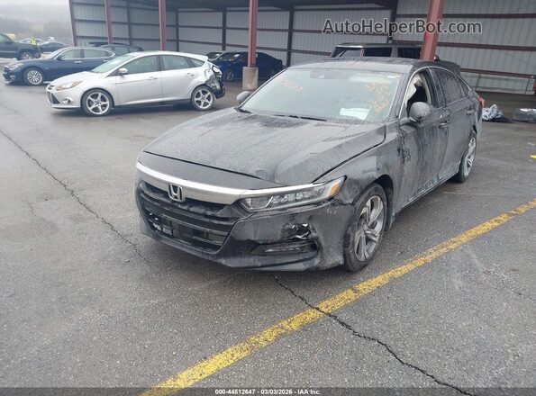 1HGCV2F52JA025167 2018 HONDA ACCORD Black Vista tres cuartos delantera izquierda