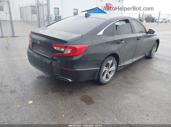 1HGCV2F52JA025167 2018 HONDA ACCORD Black Trasero derecho