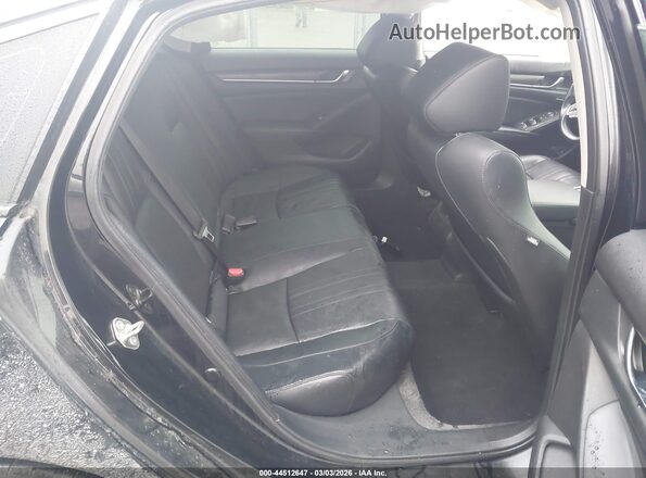 1HGCV2F52JA025167 2018 HONDA ACCORD Black Vista de la etiqueta del VIN