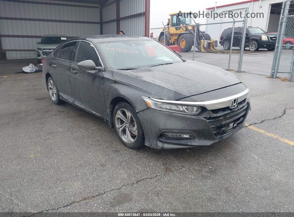 1HGCV2F52JA025167 2018 HONDA ACCORD Black Delantero derecho