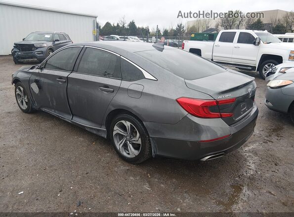 1HGCV2F64JA015832 2018 HONDA ACCORD Серый Задняя левая четверть