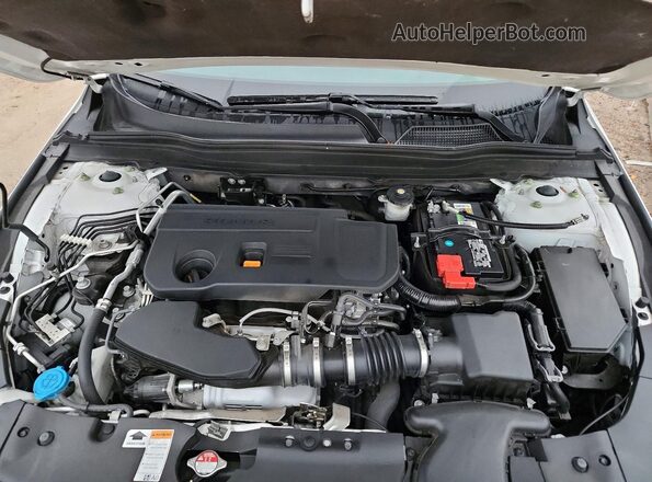 1HGCV2F90NA006481 2022 HONDA ACCORD Белый Вид задней части салона