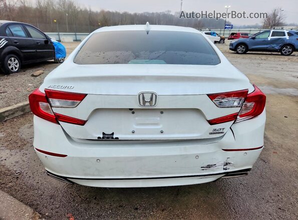 1HGCV2F90NA006481 2022 HONDA ACCORD Белый Вид сзади