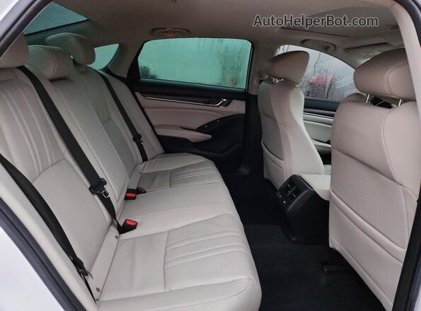 1HGCV2F90NA006481 2022 HONDA ACCORD Белый Вид задних сидений