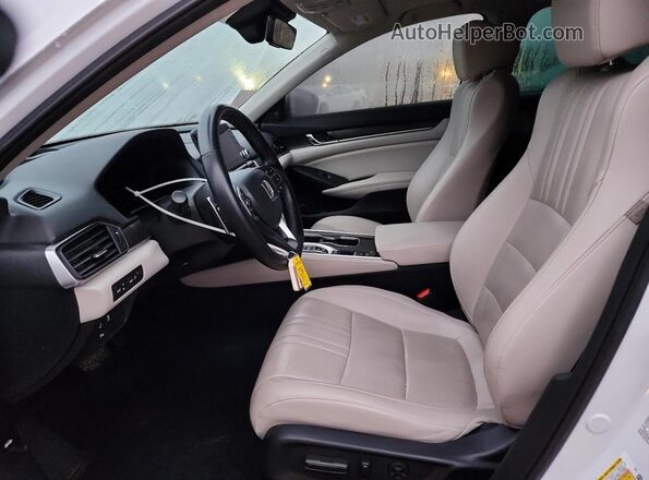 1HGCV2F90NA006481 2022 HONDA ACCORD Белый Вид салона спереди