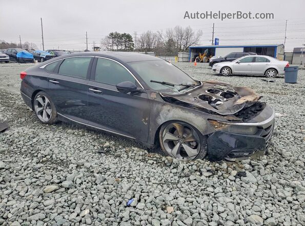 1HGCV2F94KA035963 2019 HONDA ACCORD Black Przód prawy