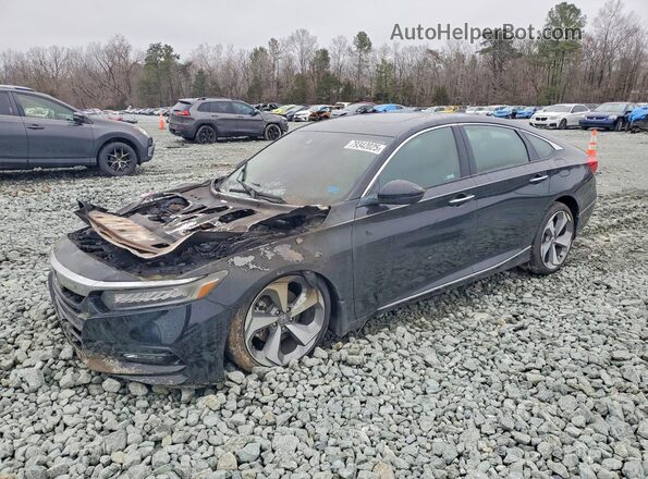 1HGCV2F94KA035963 2019 HONDA ACCORD Black Przód lewy