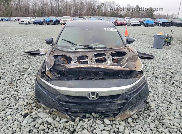 1HGCV2F94KA035963 2019 HONDA ACCORD Black Widok z przodu