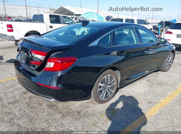 1HGCV3F12MA017738 2021 HONDA ACCORD HYBRID Black Rear right