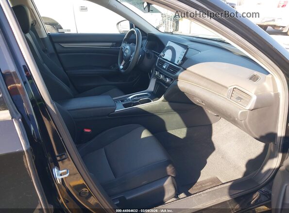 1HGCV3F12MA017738 2021 HONDA ACCORD HYBRID Black Front interior view