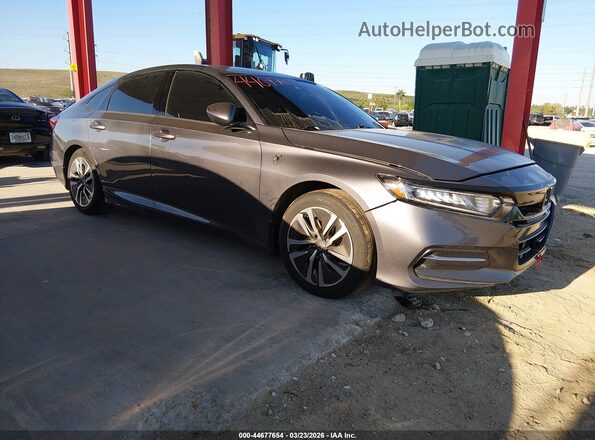 1HGCV3F14LA000227 2020 HONDA ACCORD HYBRID Черный Передняя правая четверть
