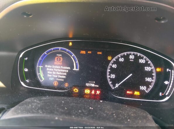 1HGCV3F14LA000227 2020 HONDA ACCORD HYBRID Черный Вид задних сидений