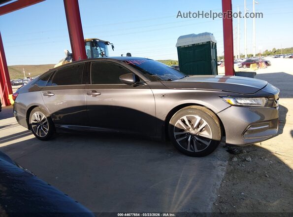 1HGCV3F14LA000227 2020 HONDA ACCORD HYBRID Черный Вид задней части салона
