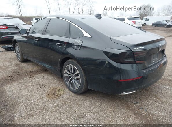 1HGCV3F16LA000407 2020 HONDA ACCORD HYBRID Черный Задняя левая четверть