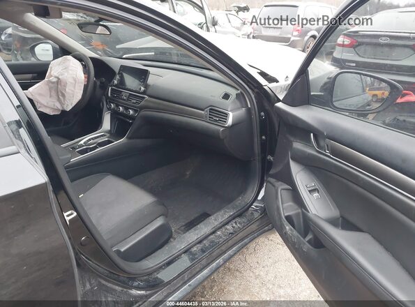 1HGCV3F16LA000407 2020 HONDA ACCORD HYBRID Черный Вид салона спереди
