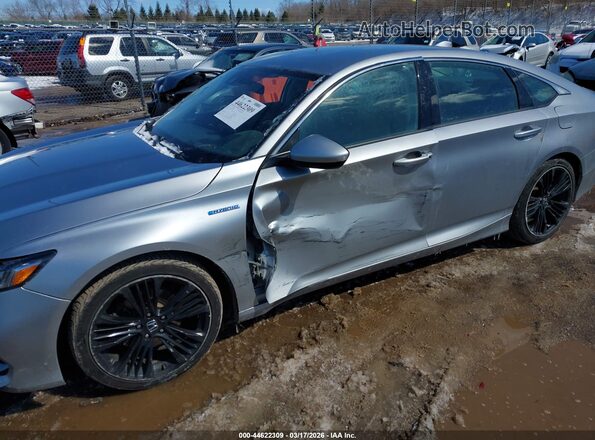 1HGCV3F18LA009612 2020 HONDA ACCORD HYBRID Серебряный Вид спереди