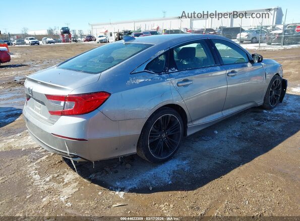 1HGCV3F18LA009612 2020 HONDA ACCORD HYBRID Серебряный Задняя правая четверть
