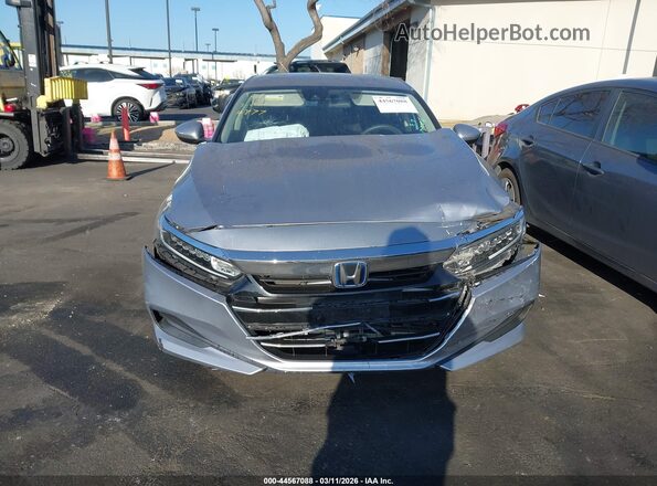 1HGCV3F18MA014777 2021 HONDA ACCORD HYBRID Silver Widok wnętrza z tyłu