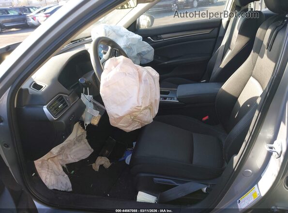 1HGCV3F18MA014777 2021 HONDA ACCORD HYBRID Silver Widok wnętrza z przodu