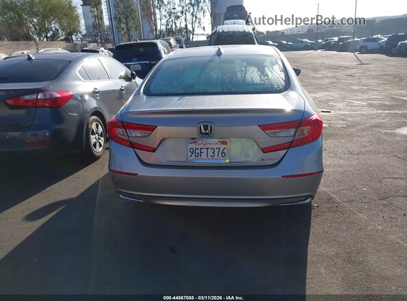 1HGCV3F18MA014777 2021 HONDA ACCORD HYBRID Silver 