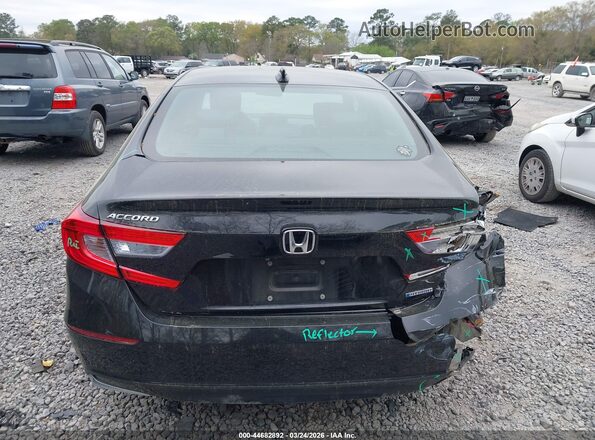 1HGCV3F19JA006151 2018 HONDA ACCORD HYBRID Черный 