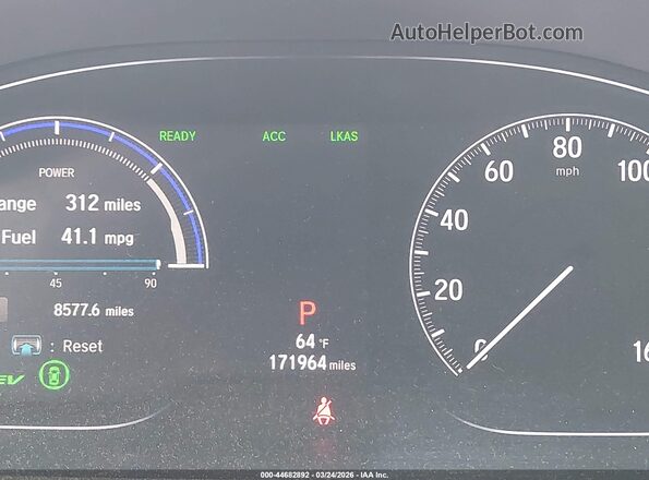 1HGCV3F19JA006151 2018 HONDA ACCORD HYBRID Черный 